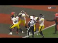 Myles Garrett Hits Mason Rudolph In Head With Helmet