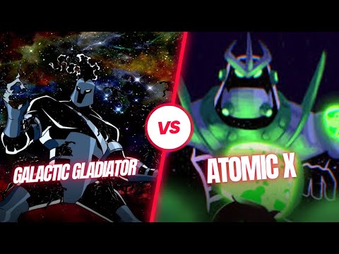 Atomic X VS Galactic Gladiator II Fight Comparison II Explain In Hindi