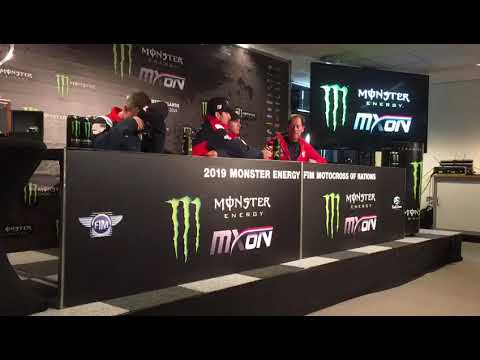 Team USA MXON Motocross of Nations Official Press Conference with Roger De Coster