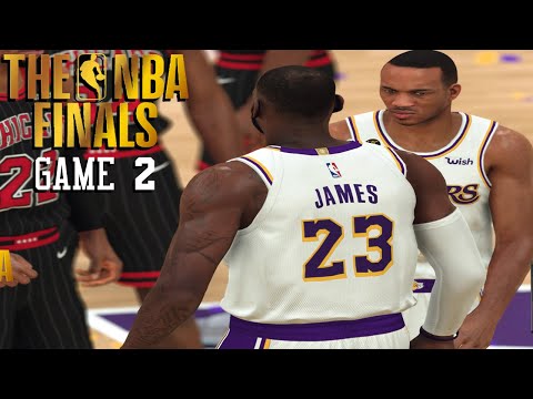 2020 NBA Finals Game 2 | Bulls vs Lakers | NBA 2K20 My Career Ep.101 | 06.02.20