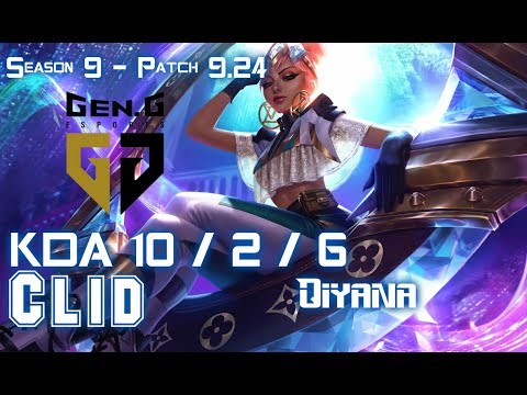 Gen Clid QIYANA vs LEE SIN Jungle - Patch 9.24 KR Ranked