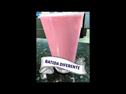 BATIDA DIFERENTE DE VARIOS SABORES - CANAL RECEITAS E FAMILIA