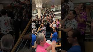 #shorts Royal Caribbean Vision of the Seas Main Dining Room Wait Staff Macarena Dance