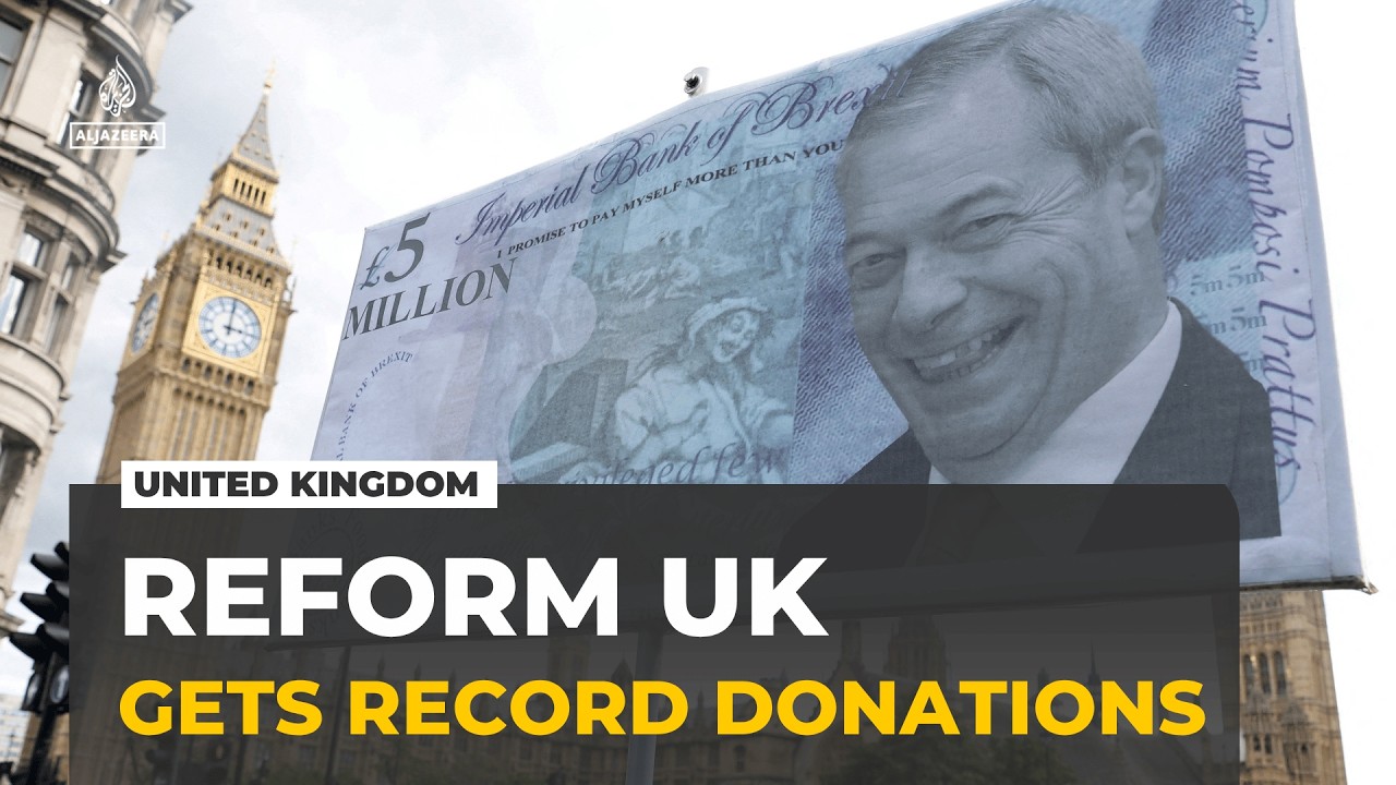 Reform UK gets record-breaking donations amid funding investigation