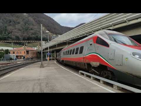ETR 610.02 Trenitalia in transito a Melide (Svizzera)