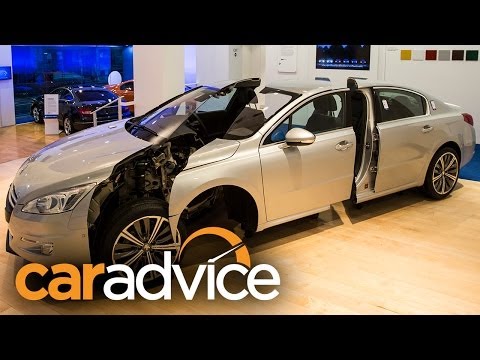 New Car Safety Technology: NRMA Crashed Car Showroom