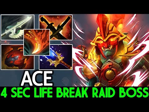 ACE [Huskar] Totally Destroyed 4 sec Life Break Raid Boss 7.22 Dota 2