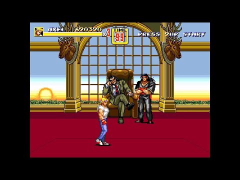 Streets of Rage 2 - Stage 8: Syndicate Stronghold - Difficulty: Normal (60 FPS)