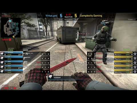CSGO POV - Virtus.pro YEKINDAR vs Complexity on Overpass - 29 kills