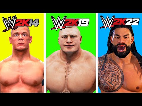 Beating The Highest OVR Superstar in EVERY WWE 2K Game!