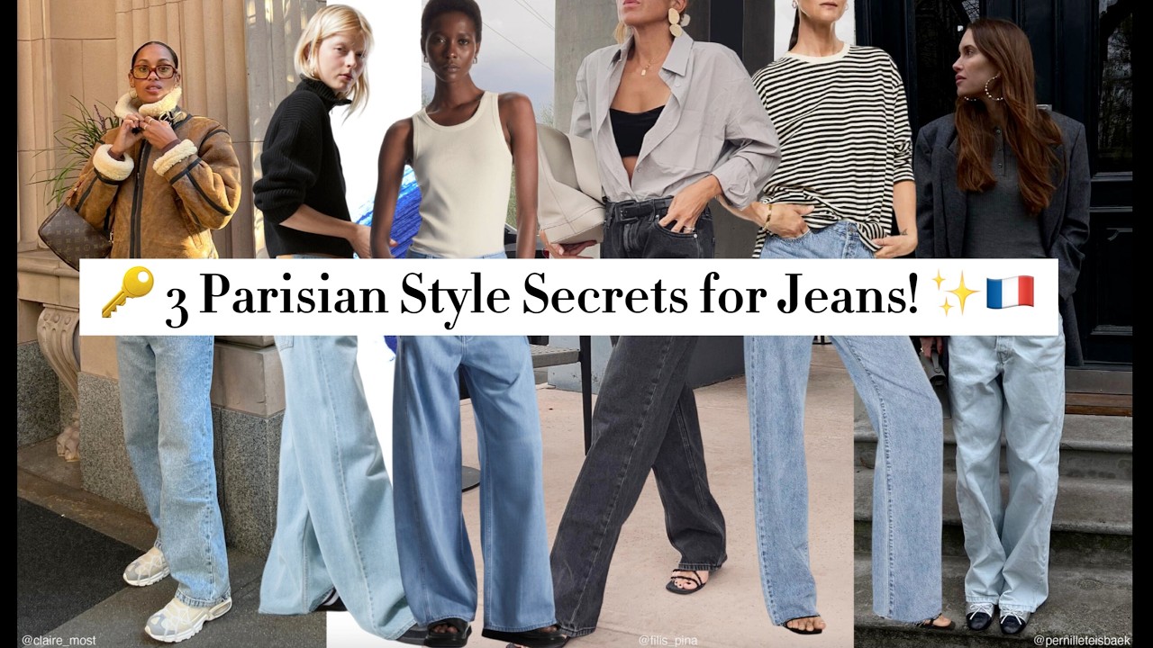 3 FRENCH RULES for Wearing JEANS (Most People Get This Wrong!)