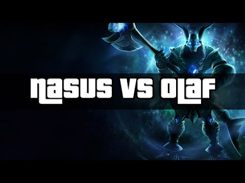 Galactic Nasus Vs Olaf (Grasp Of The Undying) | League Of Legends | HD