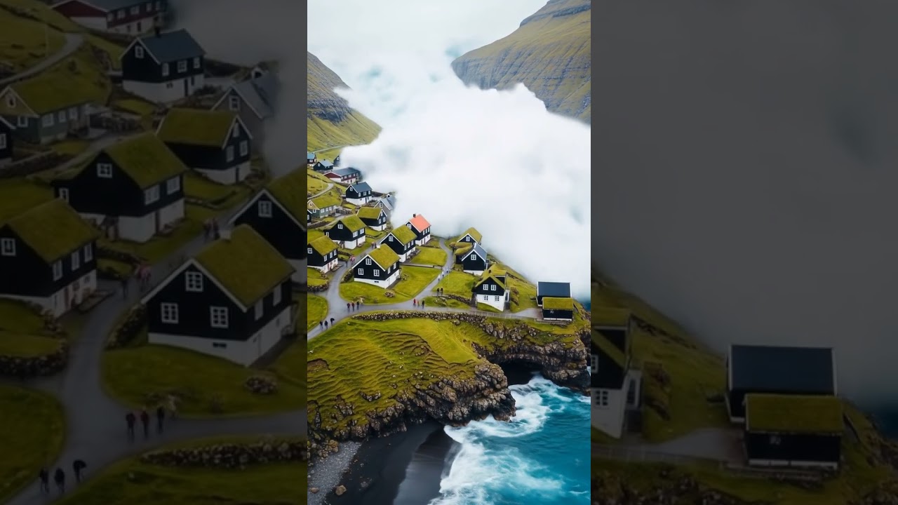 TSUNAMI WATERFALL DESTROYS VILLAGE! 😱 | Epic AI Disaster Simulation (4K)