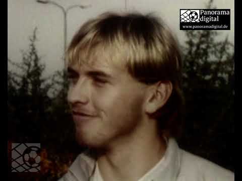 Interview als Nationalspieler: Marco Köller im Oktober 1986