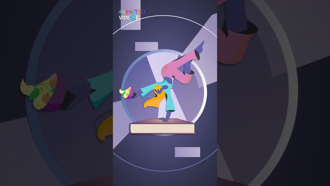 Vector animation, Character balancing | #vectoranimation #animationstudio