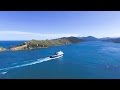 Watch the Blue Bridge Ferry enter Tory Channel (Kura Te Au) which separates Arapoa Island from the South Island (Te Waipounamu) and then looks down Tory Channel.