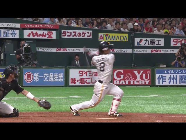 【5回裏】ホークス・今宮の一発ですぐさま勝ち越し!! 2017/6/28 H-F