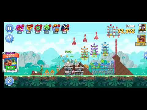 Angry Birds Friend Tournament Bonus Level 10 week 978 Three Stars with Sling Shot 16 Sept 2021