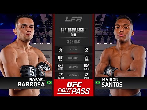 Mairon Santos vs Rafael Barbosa full fight