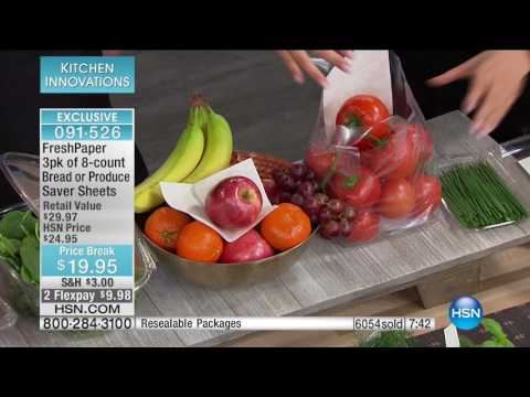 HSN | Kitchen Innovations featuring FreshPaper 02.05.2017 - 07 AM
