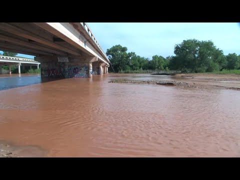 VIDEO: Canadian River rushing after recent rainfall