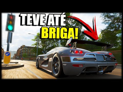 CORRIDA NOVA COM HIPERCARROS DEU ATÉ BRIGA - Forza Horizon 4 Online