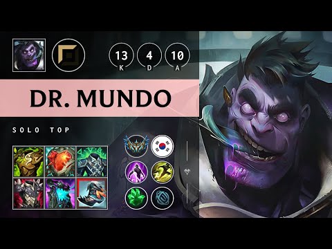 Dr. Mundo Top vs Kennen: Tank Titan - KR Challenger Patch 25.S1.1