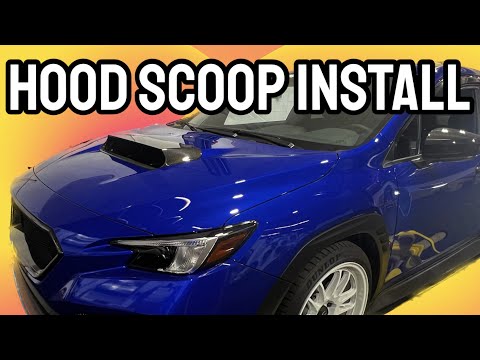 Noble Carbon Fiber Bulge Hood Scoop Install | 2022 & 2023 Subaru WRX | Product Peek