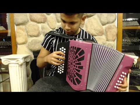 HOHNRVAR - Red Hohner Rey Del Vallenato Diatonic Button Accordion ADG La MMM 31 12 $699