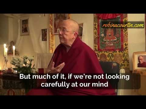 Ven. Robina Courtin talking about unhealthy guilt or healthy regret. Yeshe Norbu, Stockholm 2017