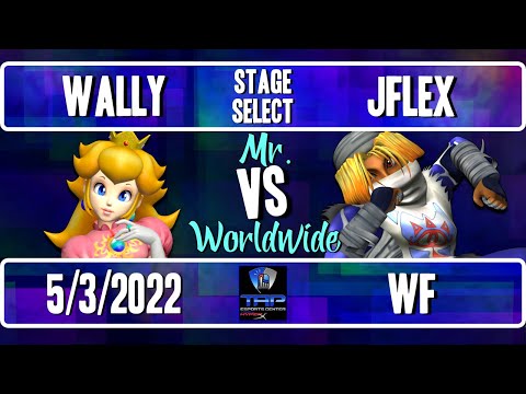Stage Select 24 Mr. Worldwide: Wally (Peach) Vs. Jflex (Sheik) - WF