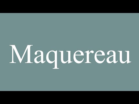 How to Pronounce ''Maquereau'' (Mackerel) Correctly in French