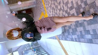 【肌色ストッキング】シースルーレースのタイトミニキャバ嬢ドレスを着たらあそこが...👗【よそきわちゅーぶ #Shorts】