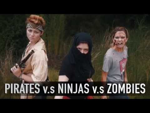 Pirates v.s Ninjas v.s Zombies