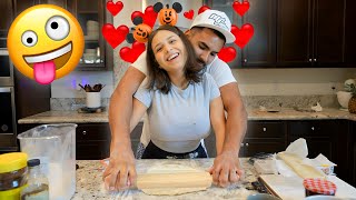 I KEPT GETTING BEHIND HER WHILE BAKING VIRAL HALLOWEEN TREATS! *GONE RIGHT* 👻💕