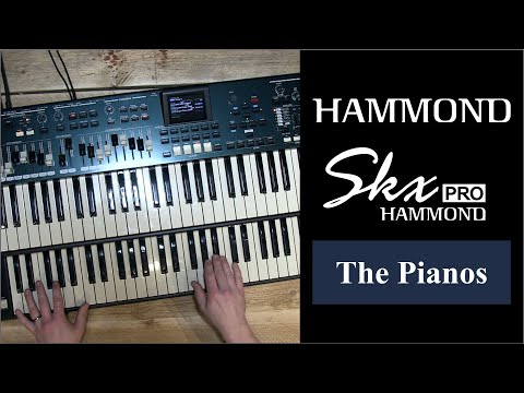 Hammond SKX Pro  - Piano Voices Played - No Talking