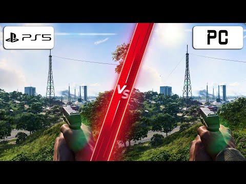 Battlefield 2042 PS5 (BETA) vs Battlefield 2042 PC (BETA) -  Direct Comparison! Graphics Comparison!