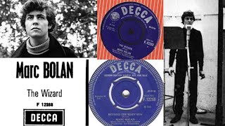Marc Bolan -The Wizard / Beyond The Risin&#39; Sun  1965 Unprinted Decca Demo 45