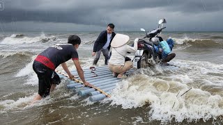 Witness the Devastation After Typhoon Matmo 20 Households Received Flood Recovery Gifts.