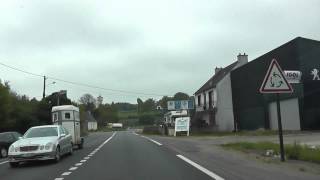 preview picture of video 'Driving On The D790 To The Petrol Station At ZA Goasnel, Rostrenen, Brittany, France 21st May 2013'