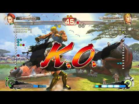 Alioune Sensei ( Cammy ) Vs TR Sheva ( Cody ) Arcade Edition 2012