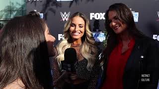 Trish Stratus & Lita Interview - WWE Smackdown 20th Anniversary Blue Carpet