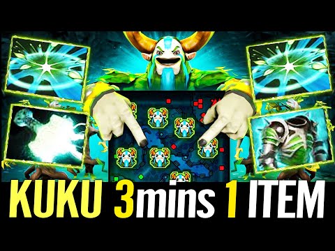 🔥 Kuku Nature's Prophet Offlane Outplay All Enemies - Fastest Farm 3 mins 1 items  Dota 2 Proa