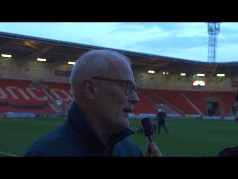 Jason Stockwood speaks following Paul Hurst's exit