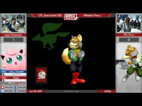CFL Smackdown 133 Melee - Liquid`Hungrybox (Puff) vs PG | Plup (Fox) - Winners Finals