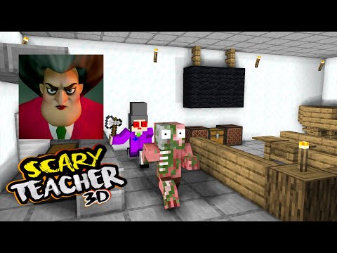 Monster School : Scary Teacher 3D Challenge - Minecraft Animation