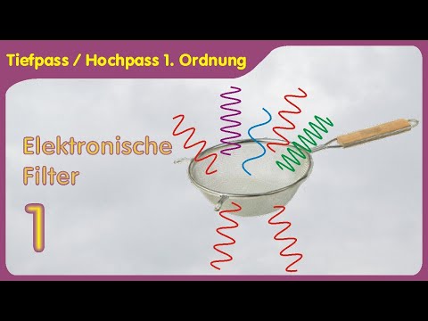 Electronic Filters Part 1 - Passive high pass and first order low pass