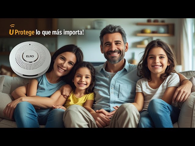 Vídeo relacionado con ELRO FS1805 | Juego de 2 Detectores de Humo | Kit de Montaje Magnético | Batería de 5 Años | Cumple con la Norma Europea EN14604 | Blanco | Set de 2