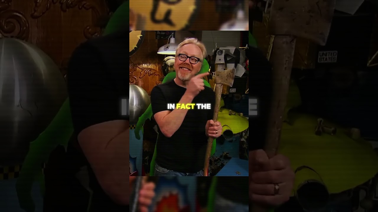 Gun vs Axe in a Zombie Apocalypse — MythBusters Actually Tested It #shorts