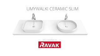 Umywalki nablatowe Ceramic Slim - RAVAK